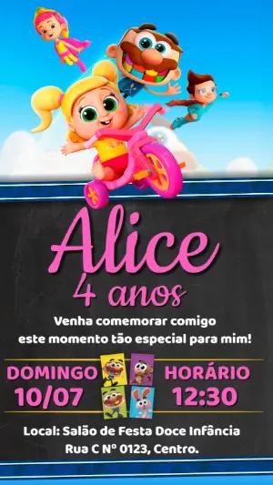 Convite de Aniversário José Comilão para Editar Online