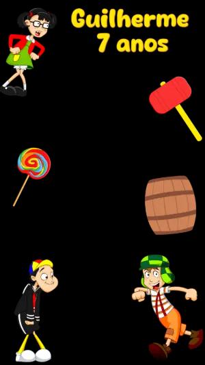 Moldura Stories Turma do Chaves Colorido para Editar